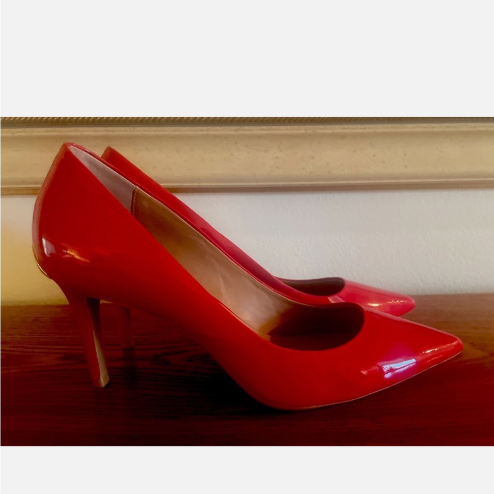 Calvin Klein Red Women's Heels patent leather